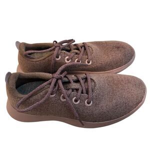 Allbirds Wool Runners Women's 8 Wide Mauve Heather Merino Wool Sneakers